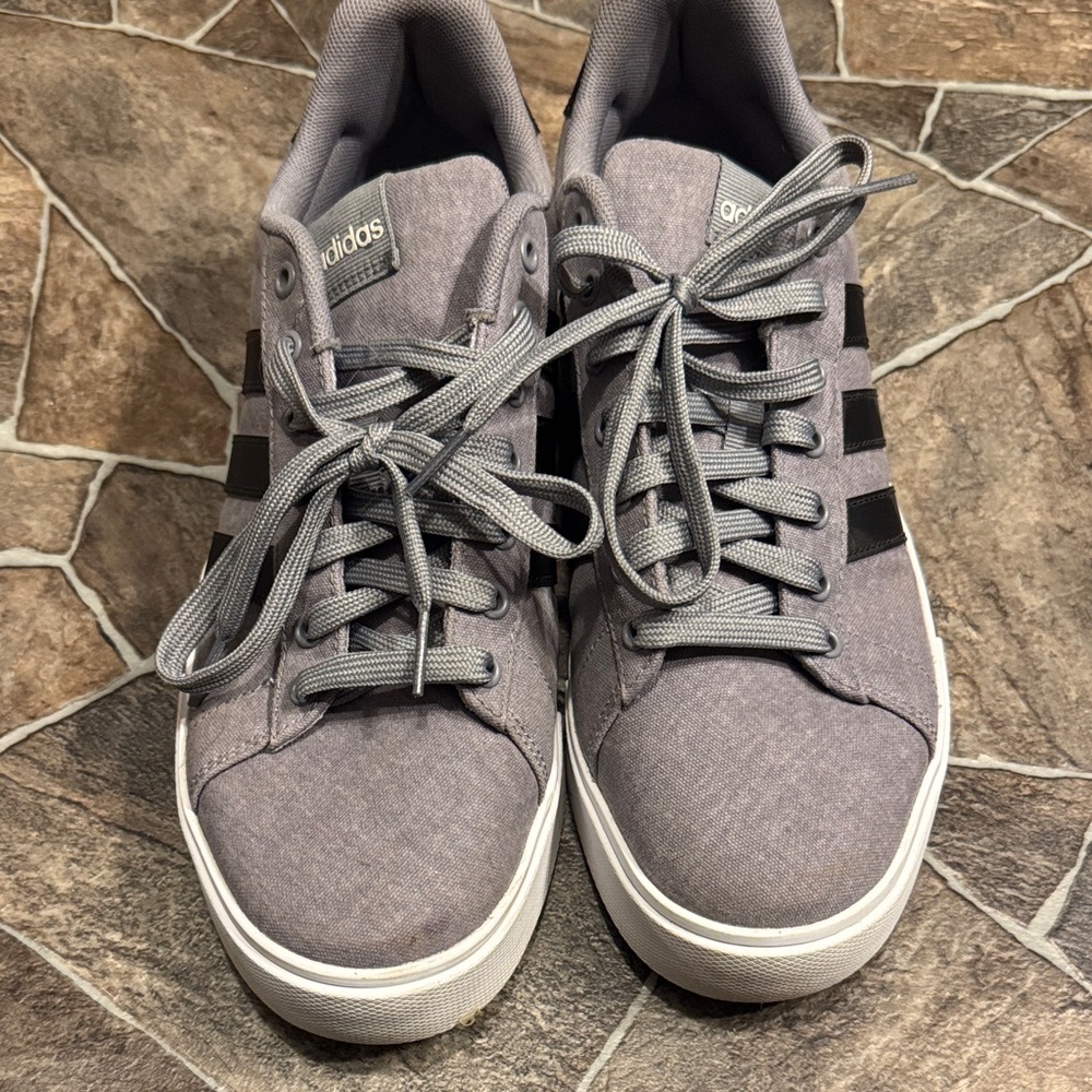 adidas Gray and Black Men's Sneakers